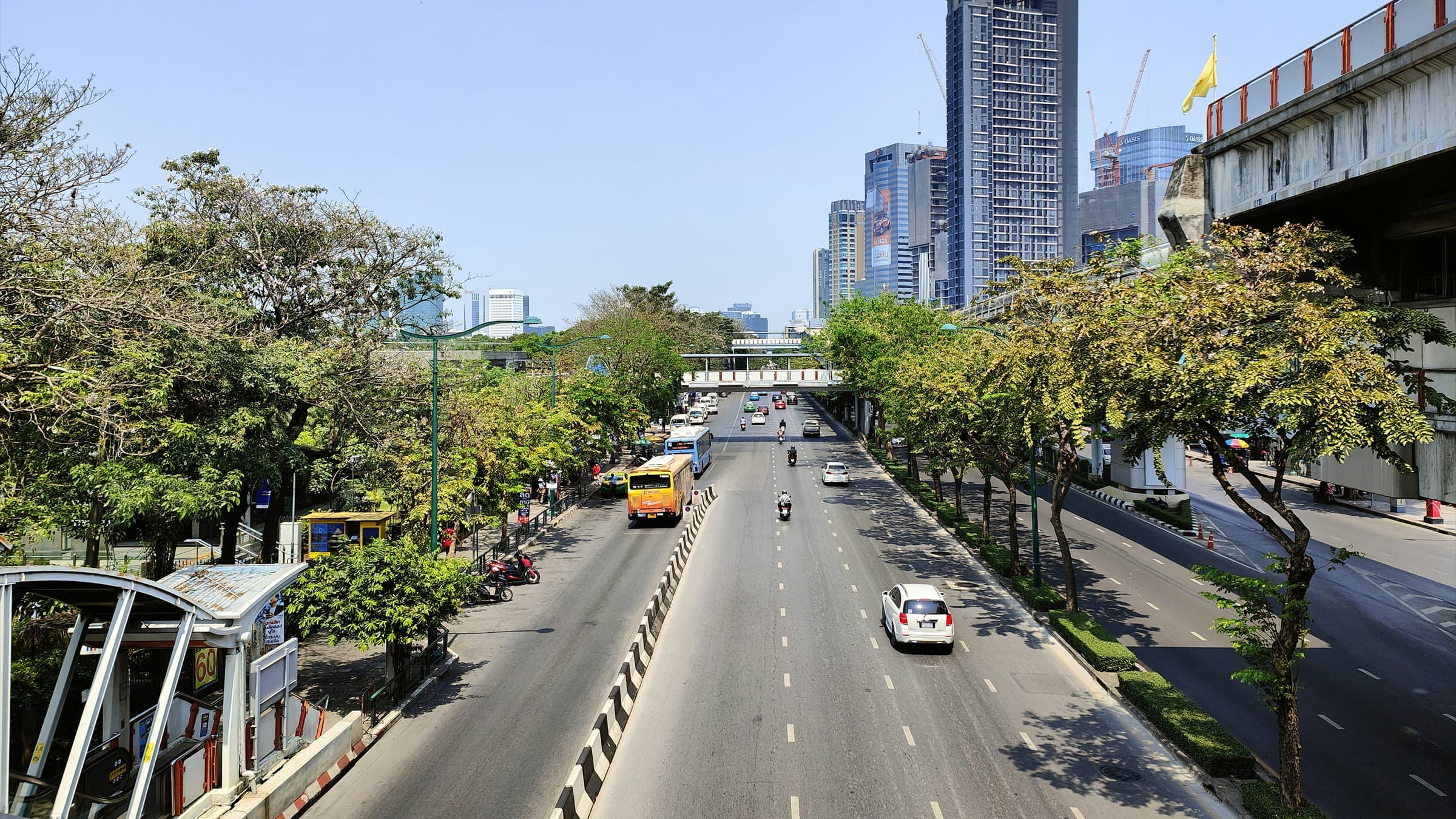 ทิวทัศน์กรุงเทพสำหรับการสำรวจย่านอารีย์